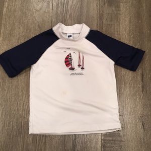 Janie and Jack Sail Boat Rash Guard